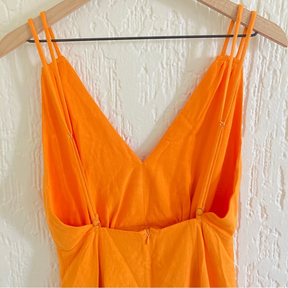 Vici Bright Orange Mini Dress Size Small - Picture 8 of 10